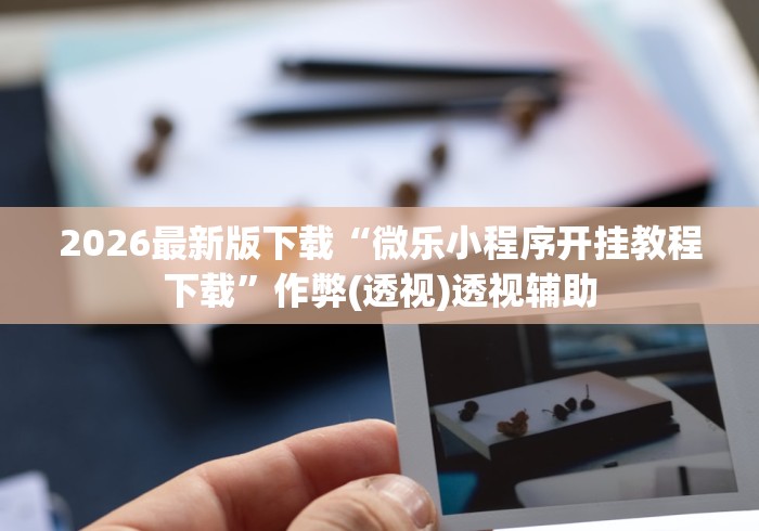 2026最新版下载“微乐小程序开挂教程下载	”作弊(透视)透视辅助